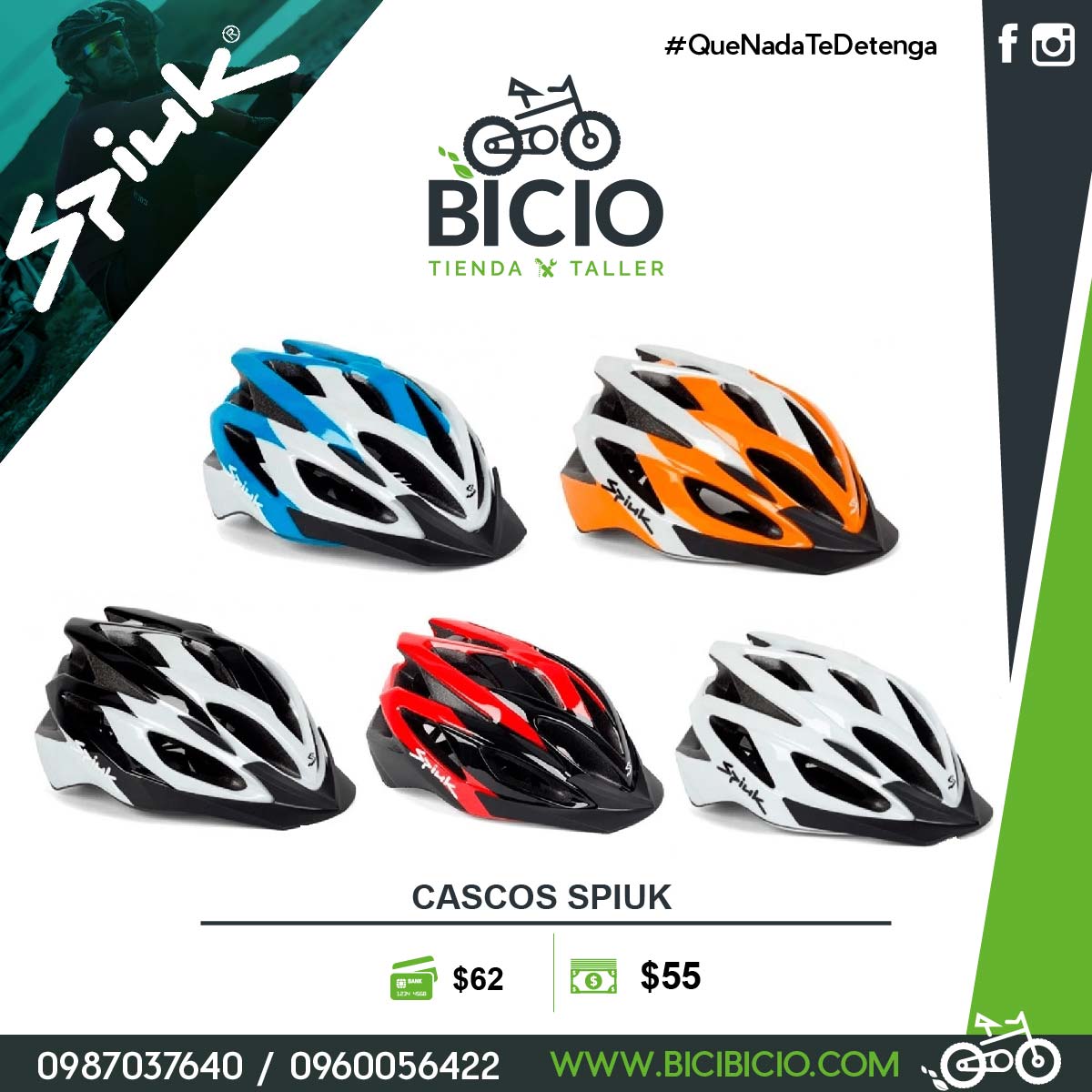 Casco Spiuk - Bicio tienda - taller de bicicletas