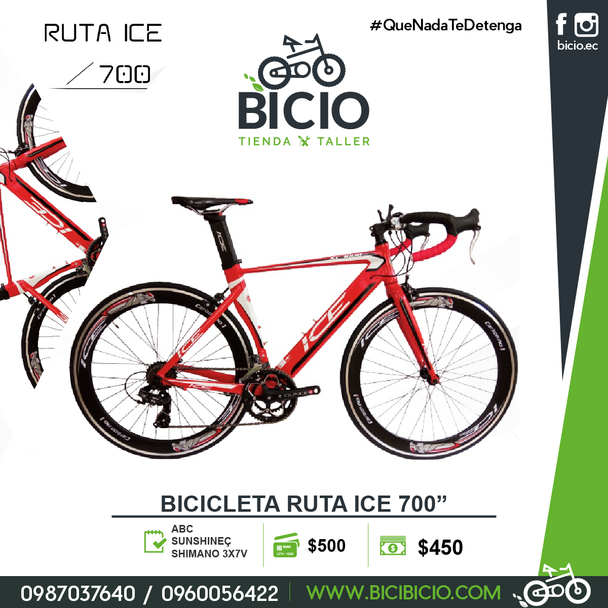 Cilia Status extremely Bicicleta Ruta ice 700” - Bicio tienda - taller de bicicletas
