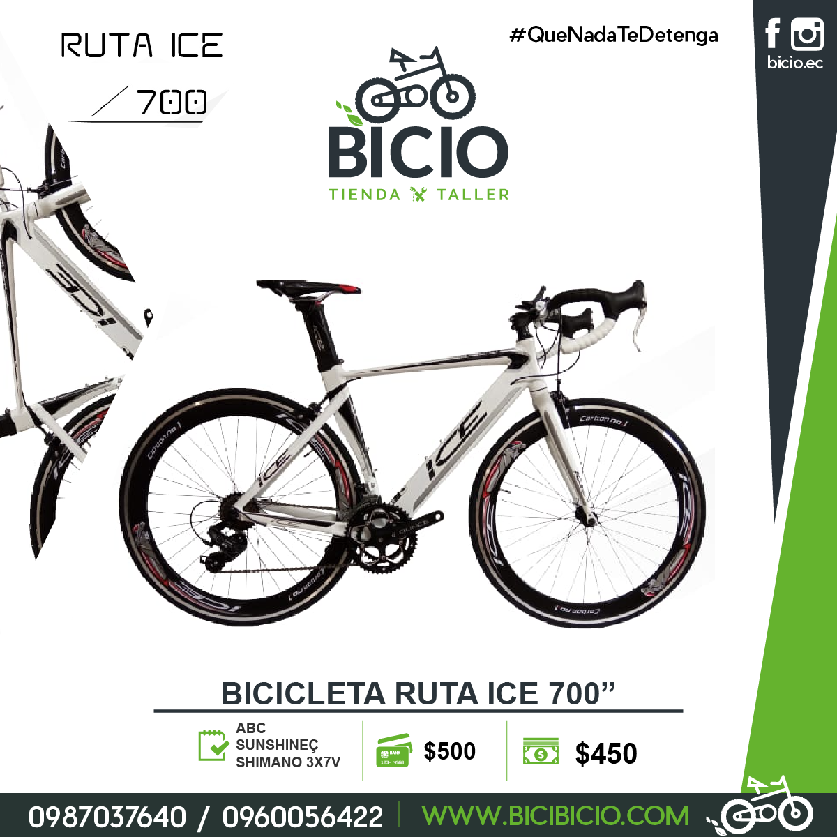 Gasto Permitirse bolita Bicicleta Ruta ice 700” - Bicio tienda - taller de bicicletas