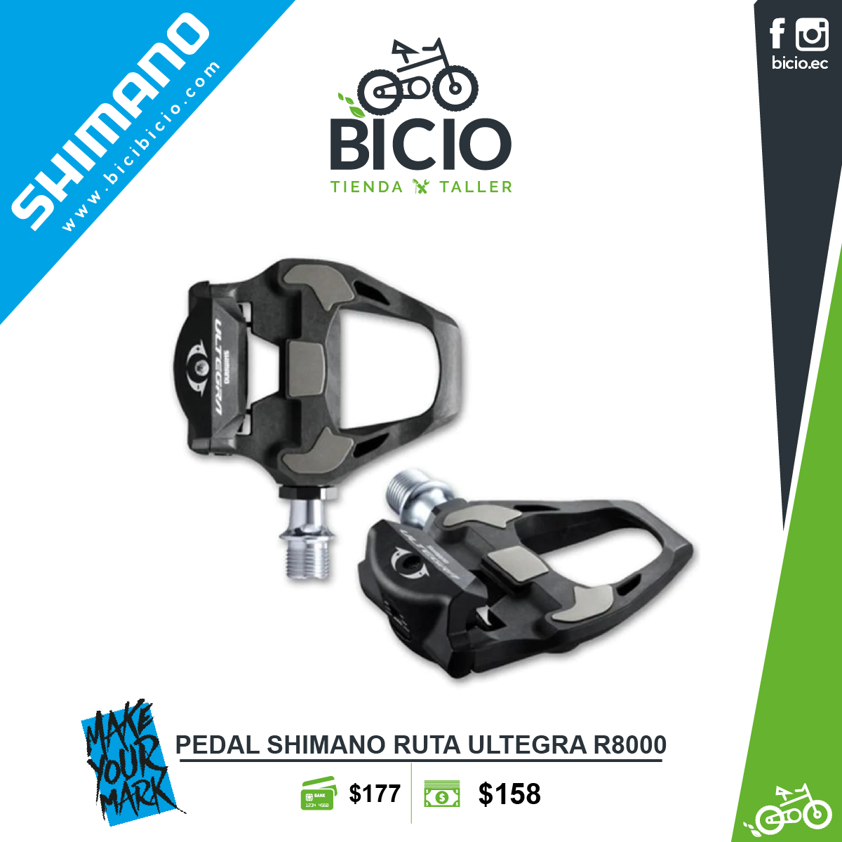 Pedales Shimano Ultegra PD-R8000 – TODOPARACICLISMO