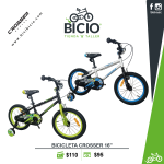 Bicicleta Crosser 16"