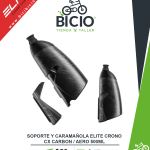 Soporte y caramañola ELITE CRONO Cx carbon / AERO 500ml