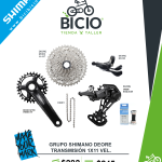 Grupo de transmisión Shimano Deore 1x11 Vel.