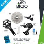 Grupo de transmisión Shimano Deore 1x11 Vel.