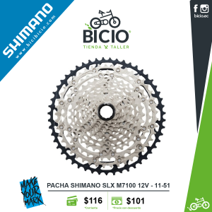Cassette Shimano SLX M7100 (10‑51T) 12vel.