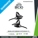 Manillar Integrado Shimano Altus 3x7 (ST-EF500-7)