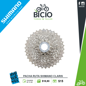 Cassette Shimano Claris HG50 (11-28T) 8vel.