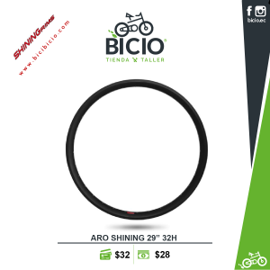 Aro  Shining 29” aluminio doble pared 32H
