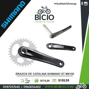 Bielas XT M8100 shimano