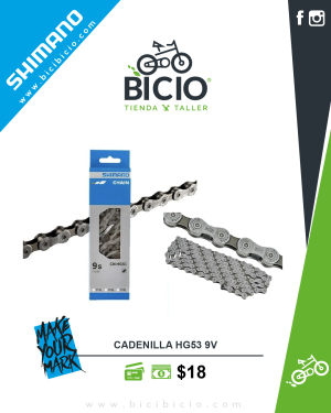 Cadenilla Shimano HG53 9v