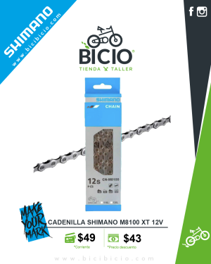 Cadenilla Shimano Xt M8100 12v