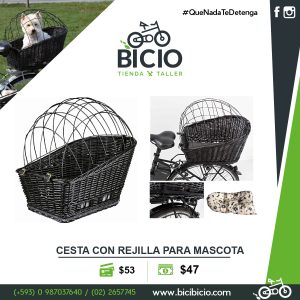 Cesta para Perro para Bicicleta