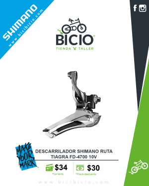 Descarrilador shimano  FD4700 Tiagra 10V