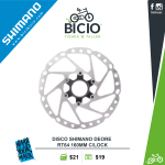 Disco  Shimano  RT64 Deore 160mm