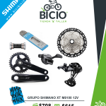 Grupo de transmisión Shimano XT M8100 1x12 vel.