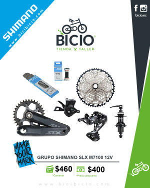 Grupo de transmisión Shimano SXL M7100 1x12 vel.