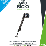 Inflador PRO Pump Performance Suspensión con medidor