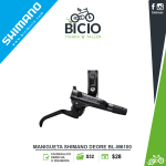Manigueta de Freno Hidráulico Shimano Deore BL-M6100