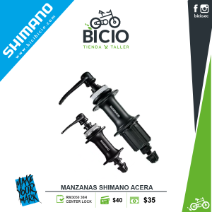 Manzanas Shimano Acera RM3050 36H