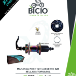 Manzanas X-Pro 12v Cassette 32H y 36H Selladas Tornasol