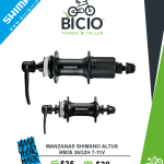 Manzanas Shimano Altus RM34 – 32/36H