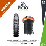 Llanta Maxxis Minion DHR II 29×2.40 Foldable EXO TR 3C