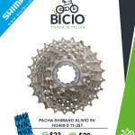 Cassette Shimano Alivio HG400 (11-28T) 9vel.