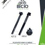 Tija de Asiento Aluminio – Hawk / Zoom (varias medidas)