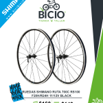 Juego ruedas Shimano para freno de V-brake RS100