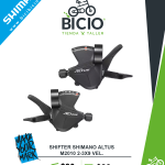 Shifter Shimano Altus M2010 2x9 Vel.
