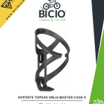 Soporte Caramañol Topeak Ninja Master+ Cage X