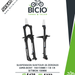 Suspensión SR Suntour ZERON35 Air RLR DS 29” – 150mm