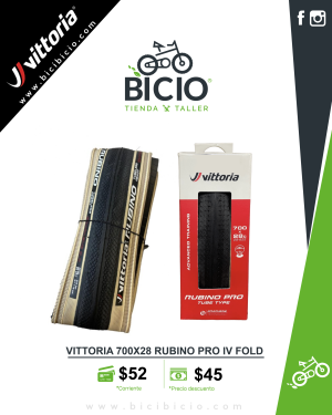 Llanta Vittoria Rubino Pro IV 700x28c Foldable