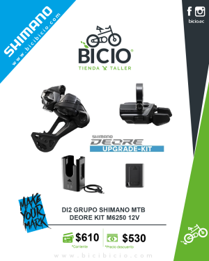 Kit de actualización inalámbrica Shimano DEORE Di2 M6250