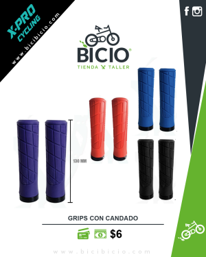 Grips de Caucho con Ajuste de Candado Xpro