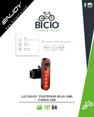 Luz Posterior Enjoy 10LM