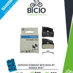 Zapatas SHIMANO MTB N03A-RF resina 4pst