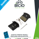 Zapatas SHIMANO resina/ventilada J03A SLX/XT/XTR