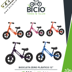 Bicicleta ZERO plástico 12"