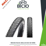 Llanta Maxxis Rekon  Race 29X2.40 60 wire