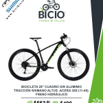 Bicicleta GW 29" Shimano Altus 3x8 (11-40) vel.