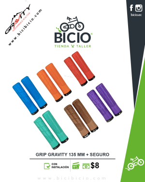 Grips de Caucho con Ajuste de Candado Gravity