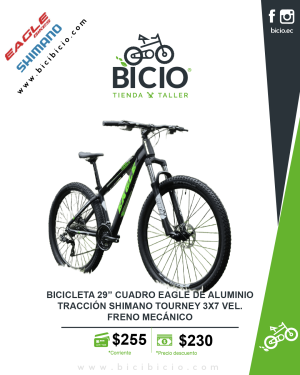 Bicicleta Eagle 29" Shimano Tourney 3x7 vel.